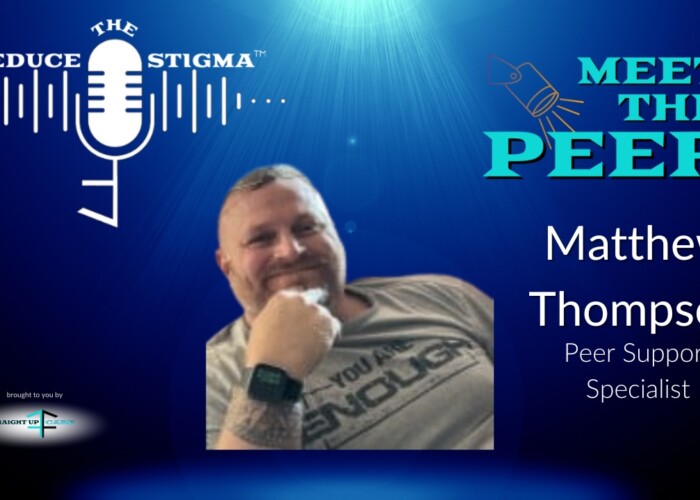 Reduce The Stigma - Meet the Peer. Matthew Thompson's Story. Triumph Through Struggle: A Marine's Journey to Support and Healing